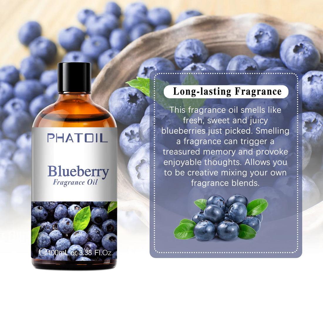PHATOIL 100ml Aromatherapy Fragrance Oil – Multiple Scents