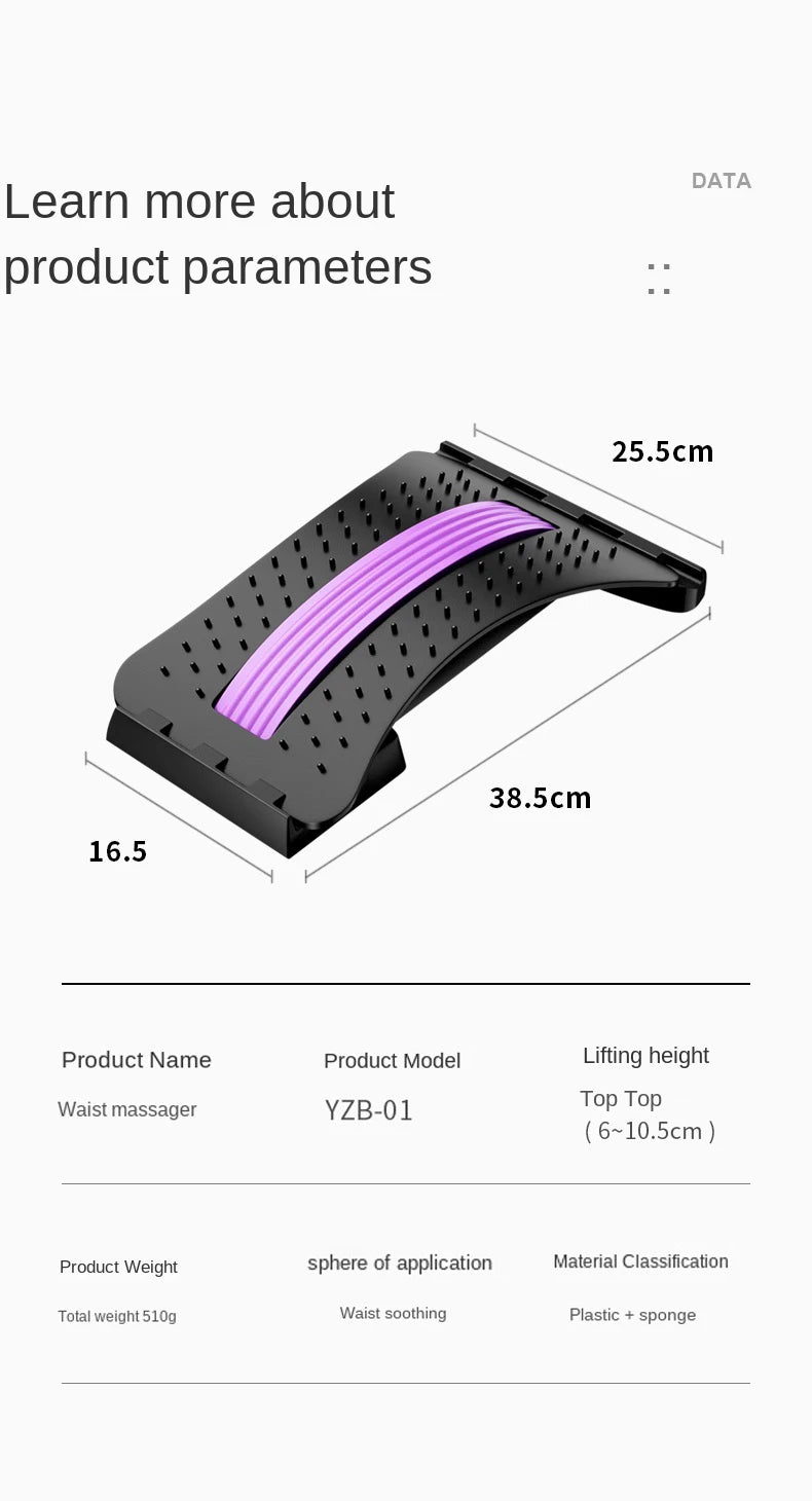Lumbar Soothing Stretching Device