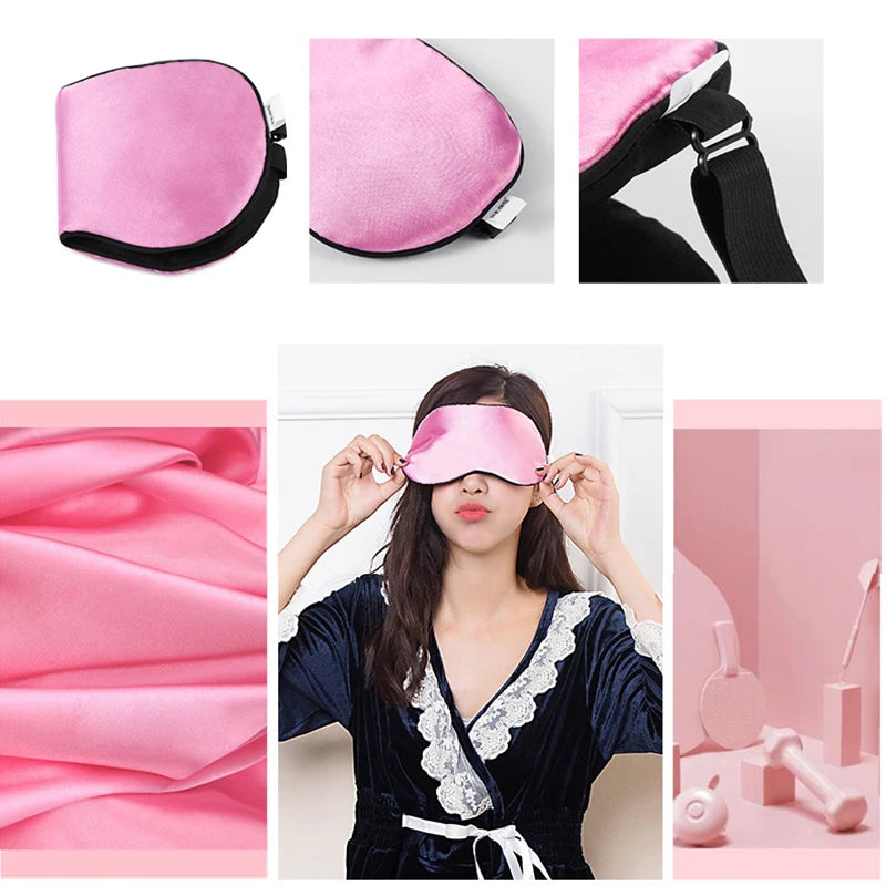 100% Mulberry Silk Sleep Mask – Soft Eye Cover