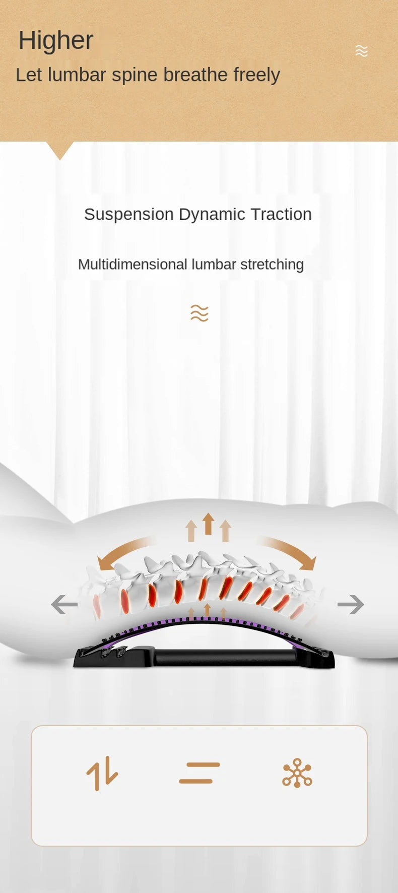 Lumbar Soothing Stretching Device