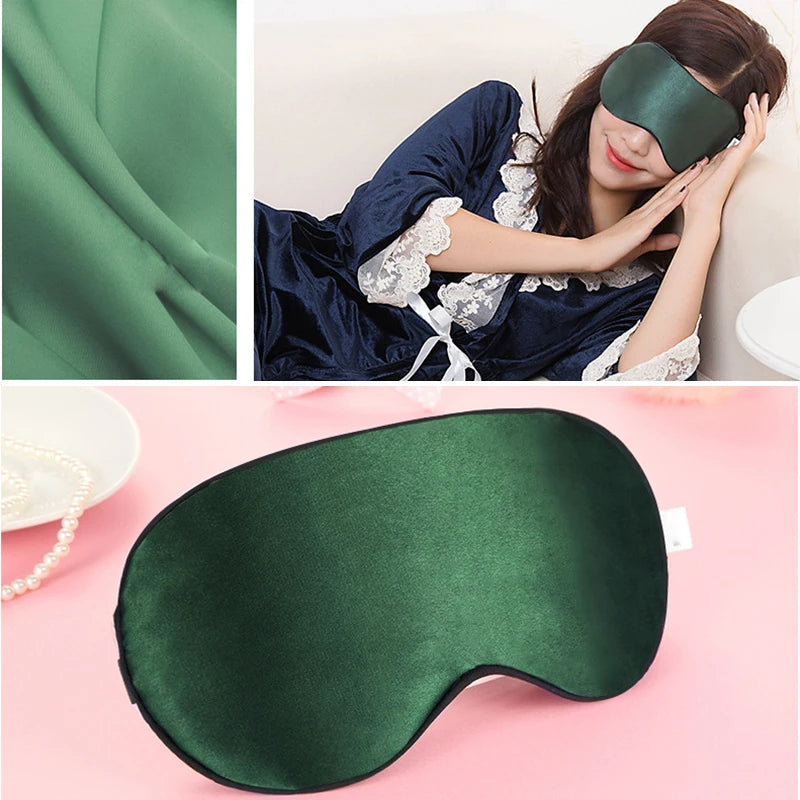100% Mulberry Silk Sleep Mask – Soft Eye Cover