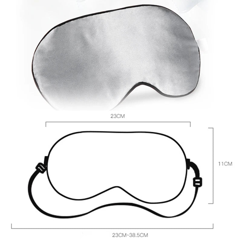 100% Mulberry Silk Sleep Mask – Soft Eye Cover
