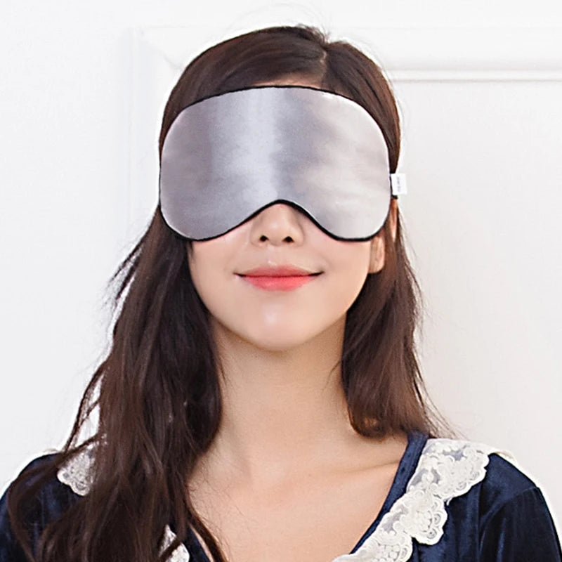 100% Mulberry Silk Sleep Mask – Soft Eye Cover