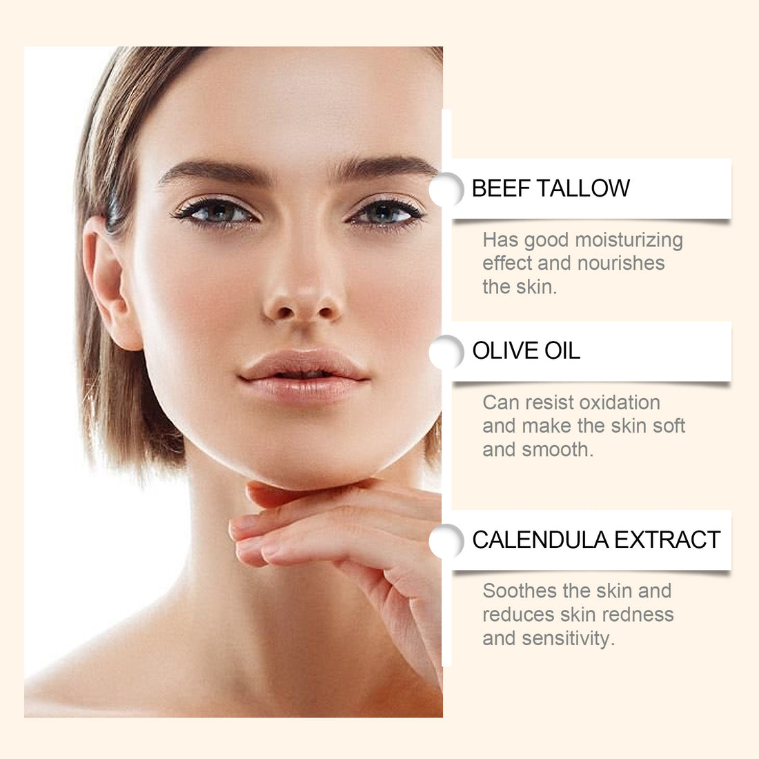 WoodSleep Beef Tallow Moisturizing Cream with Wild Honey