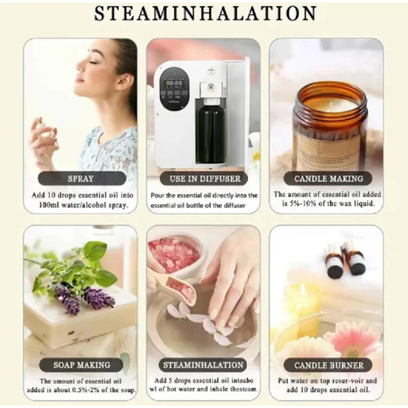 Flameless Hilton Hotel Aromatherapy Essential Oil