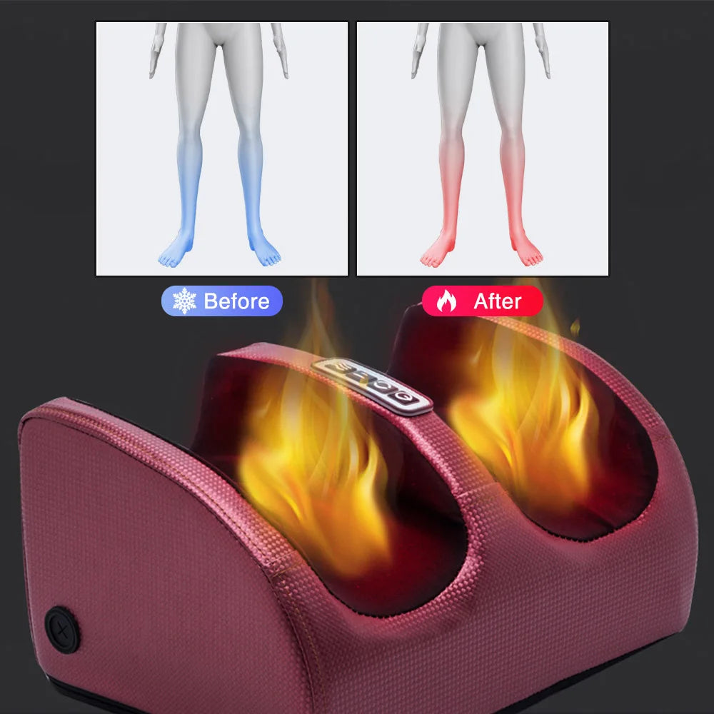 Electric Shiatsu Foot Massager with Heat Therapy