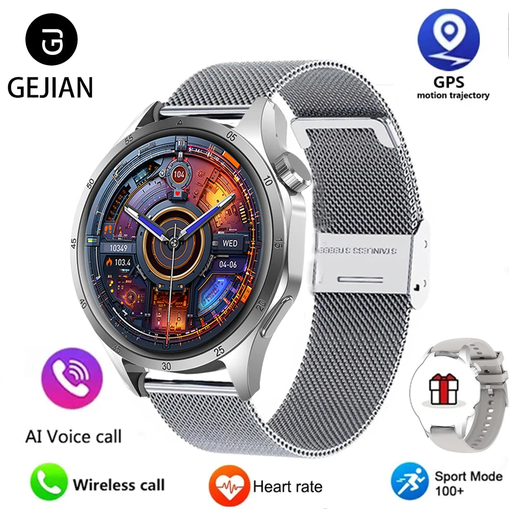 2025 Men’s AMOLED GPS Smartwatch