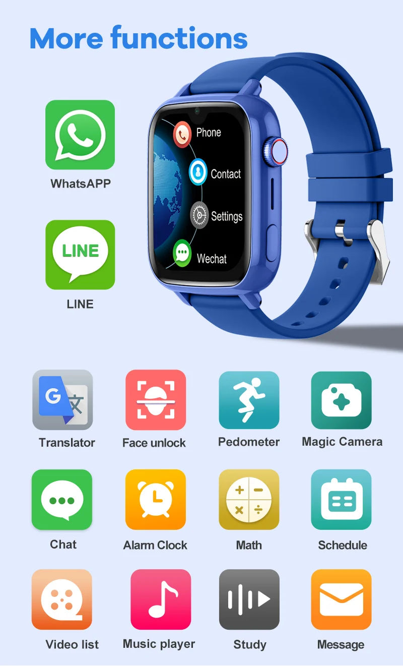 4G Kids GPS Smartwatch