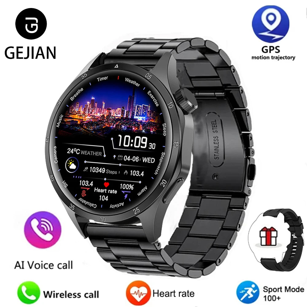 2025 Men’s AMOLED GPS Smartwatch