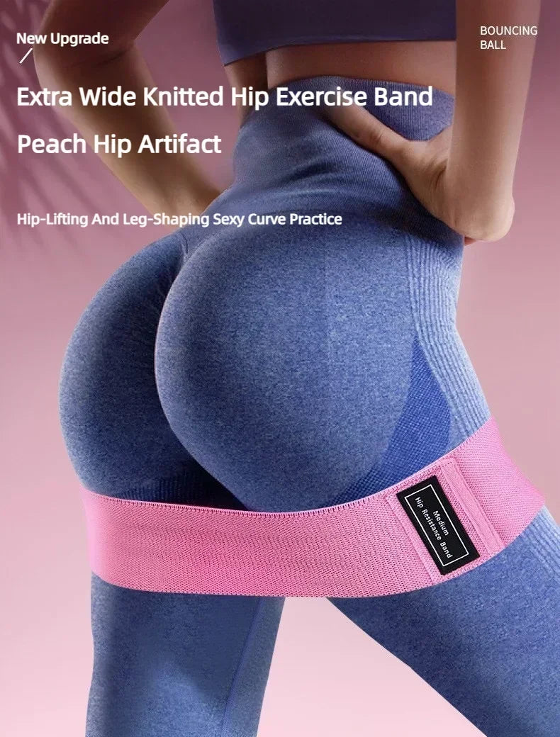3pcs Fabric Resistance Booty Bands Set