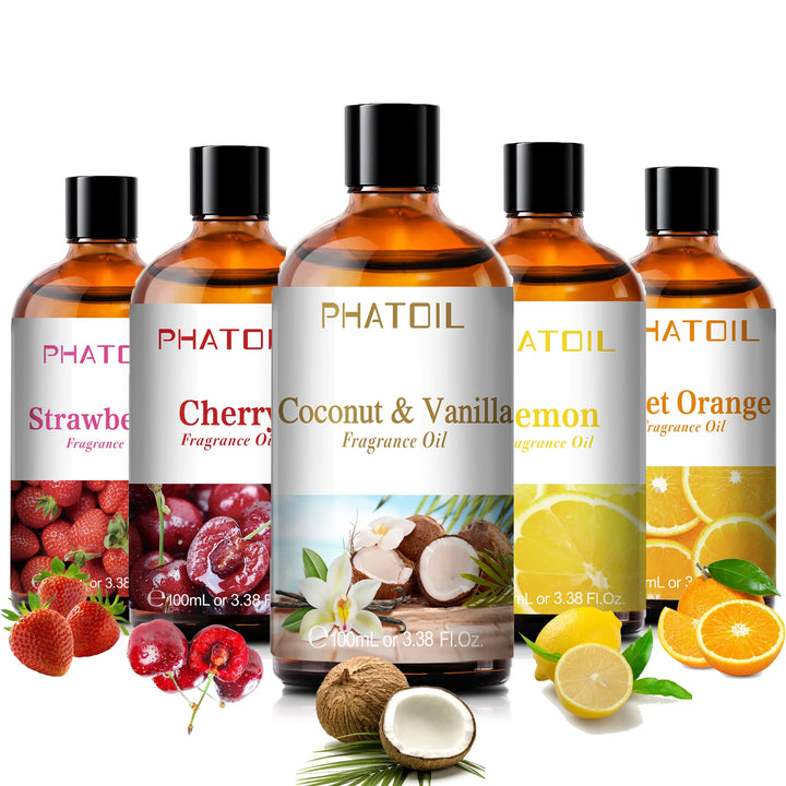 PHATOIL 100ml Aromatherapy Fragrance Oil – Multiple Scents