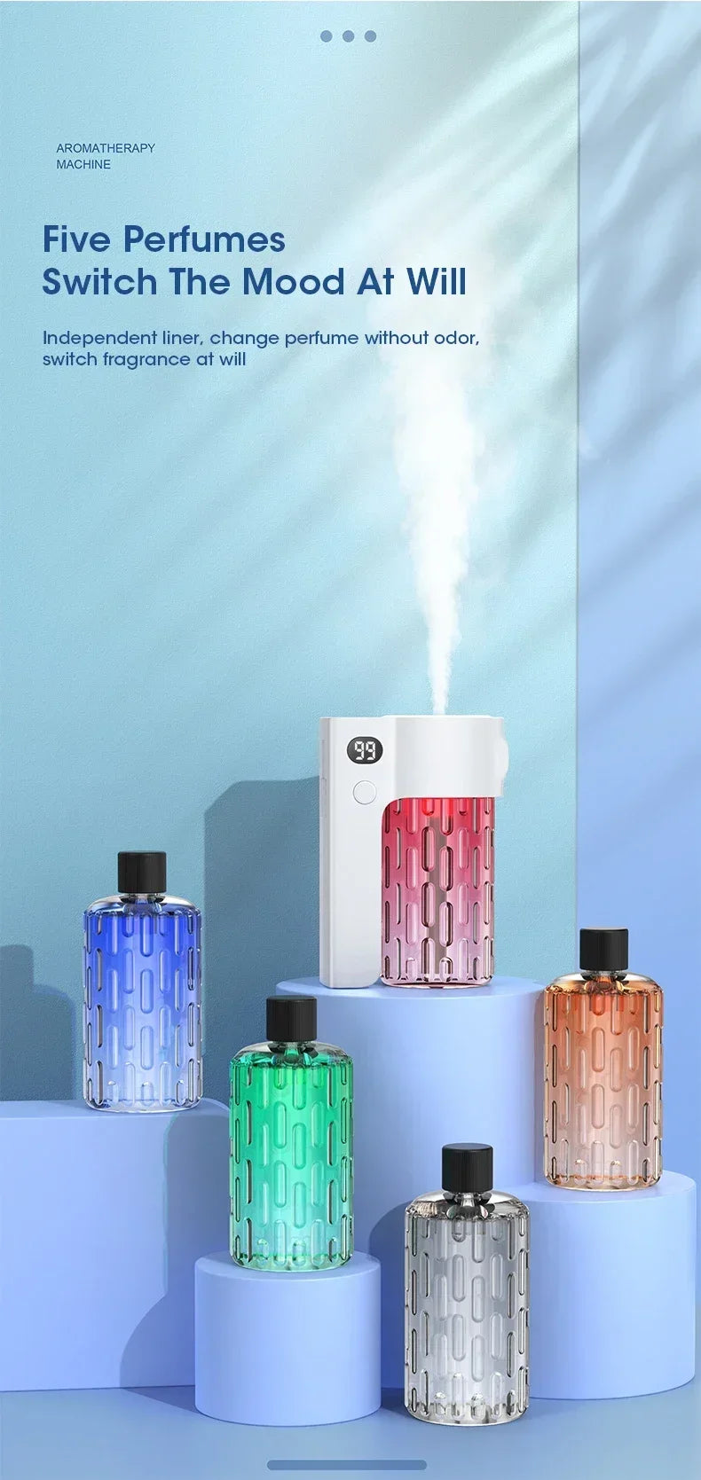 Smart Wall-Mounted Essential Oil Diffuser