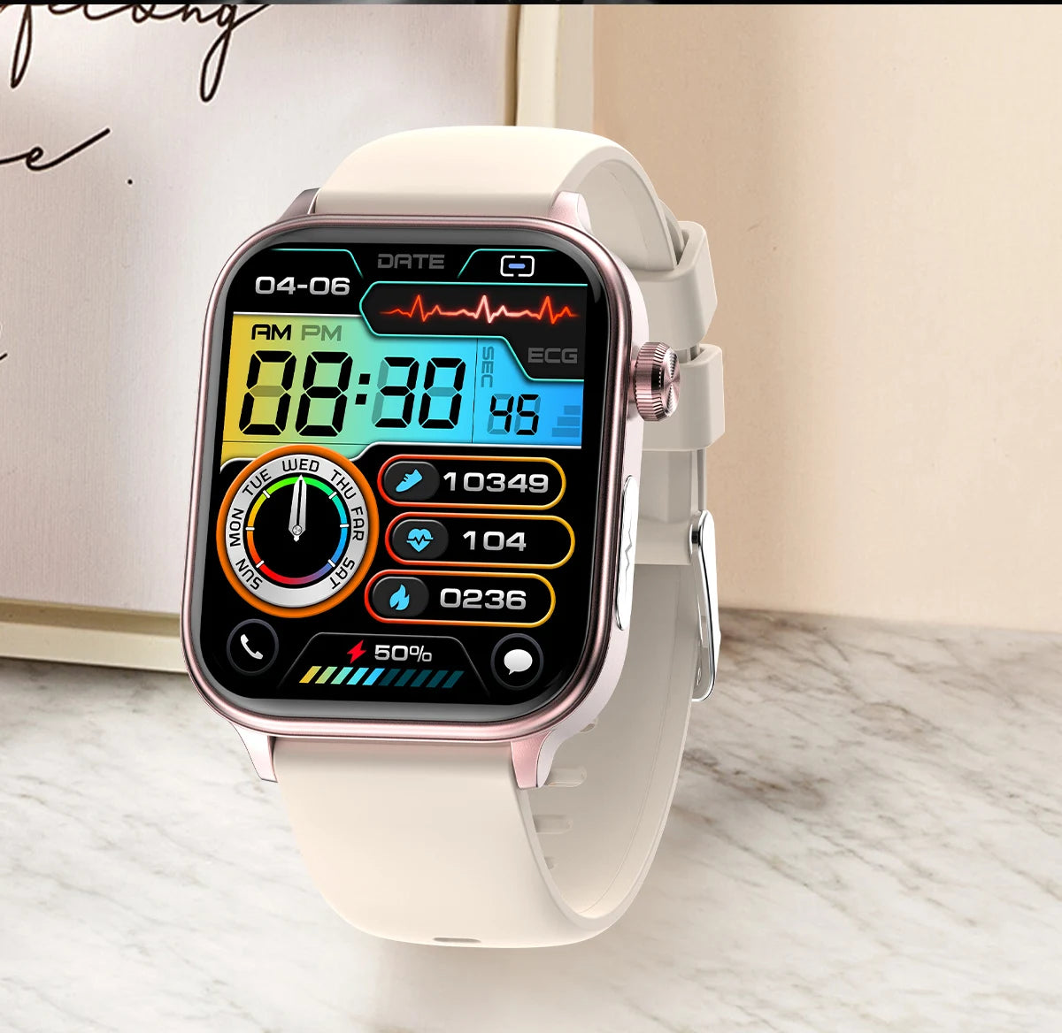 2025 ECG+PPG Health Smartwatch