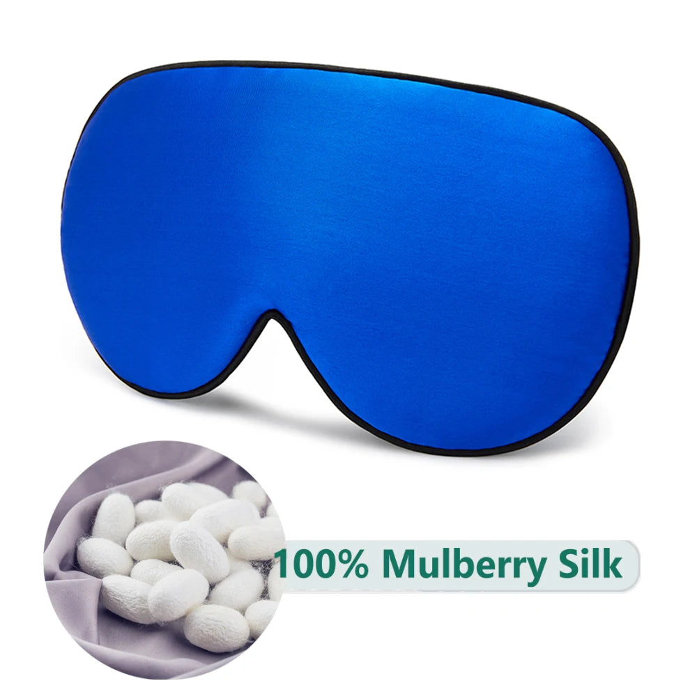 100% Mulberry Silk Sleep Mask – Soft Eye Cover