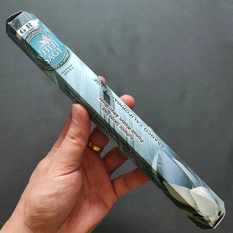 20pcs Indian Incense Sticks – White Sage & Mixed Scents