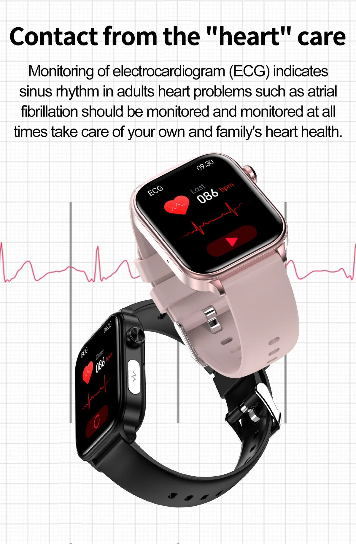 2025 ECG+PPG Health Smartwatch