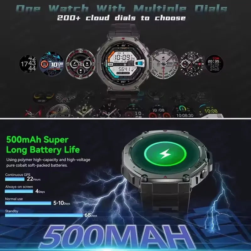 T-Rex 3 Ultra GPS Smartwatch 2025