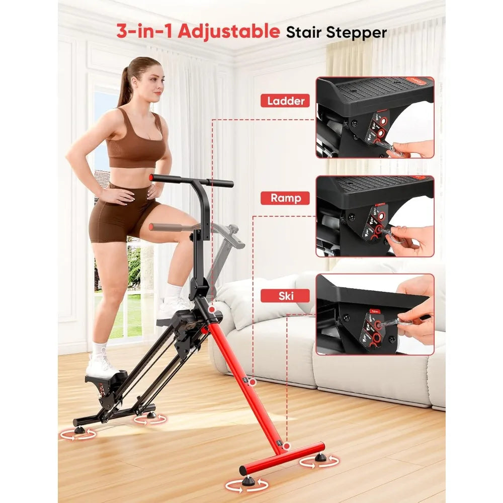 Home Fitness Stair Stepper with Adjustable Resistance