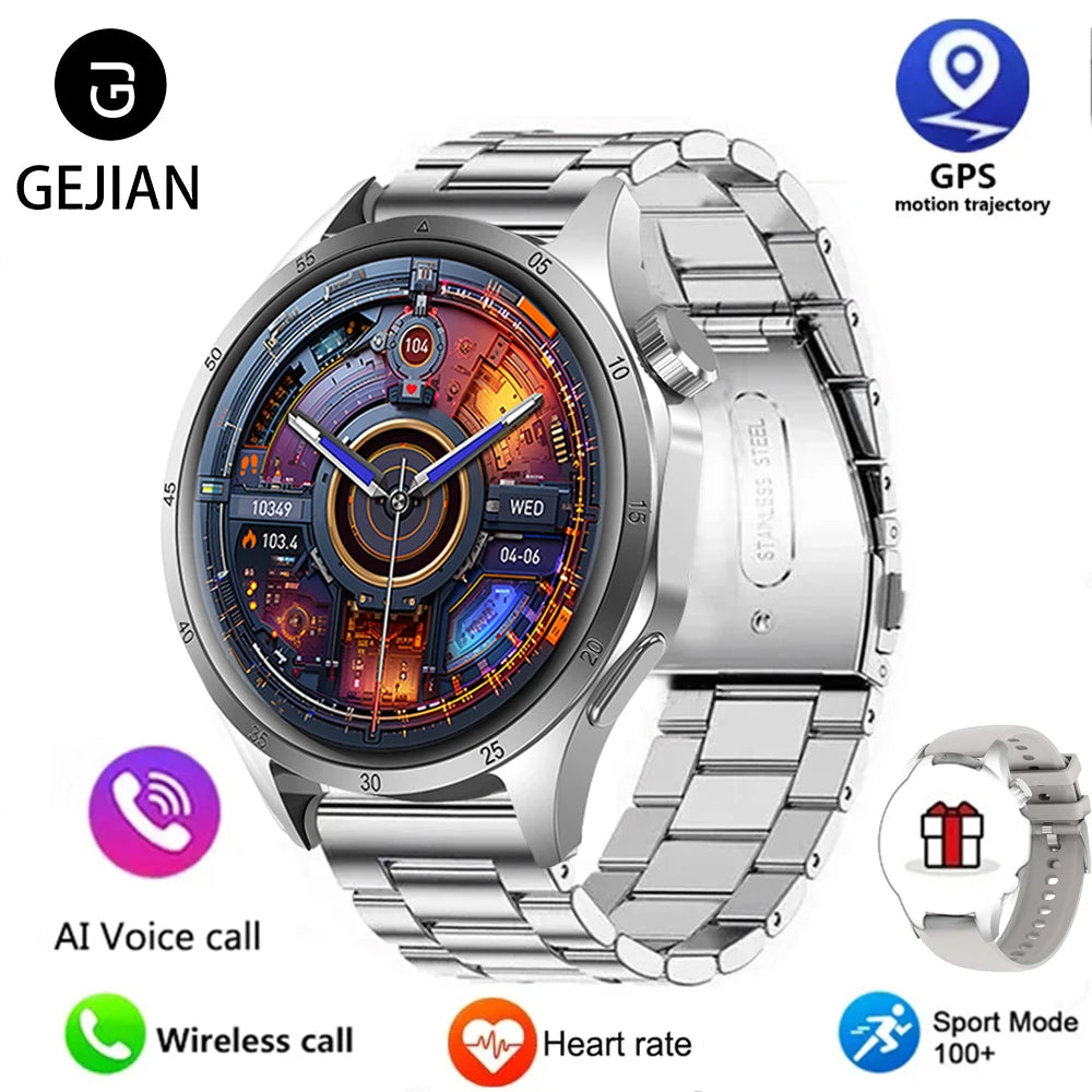 2025 Men’s AMOLED GPS Smartwatch