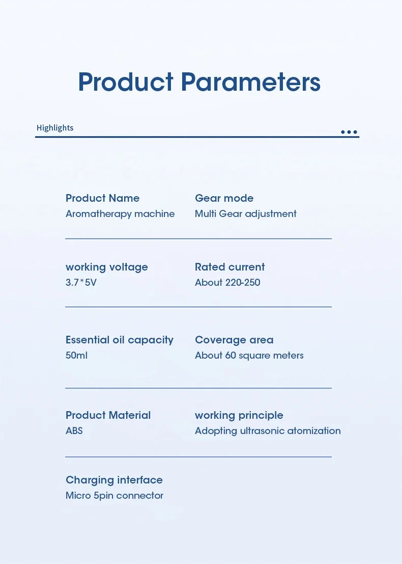 Smart Wall-Mounted Essential Oil Diffuser