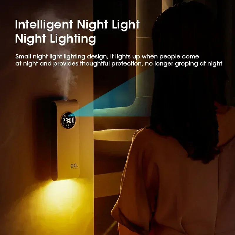 Wireless Hanging Essential Oil Diffuser with Night Light