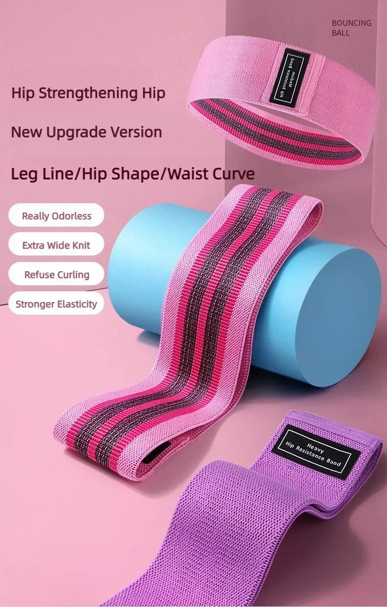3pcs Fabric Resistance Booty Bands Set