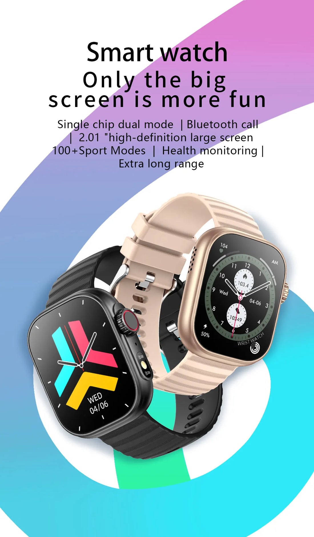2025 Waterproof Sports Smartwatch