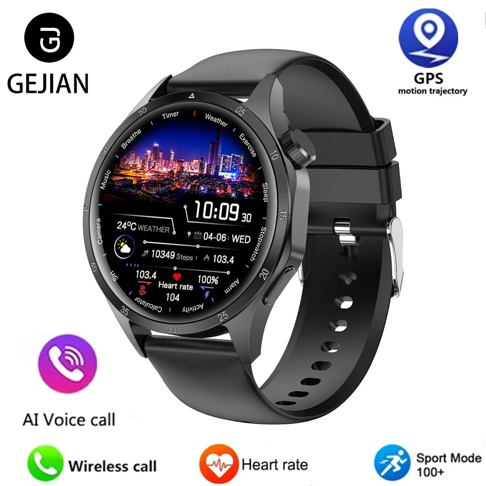 2025 Men’s AMOLED GPS Smartwatch