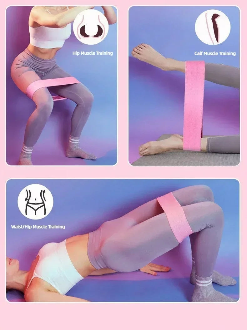 3pcs Fabric Resistance Booty Bands Set