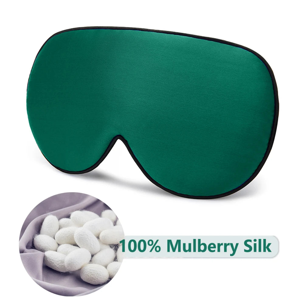 100% Mulberry Silk Sleep Mask – Soft Eye Cover