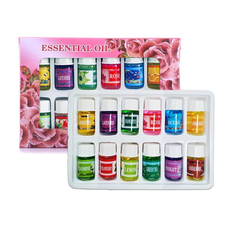 12pcs 3ml Natural Plant Essential Oil Set