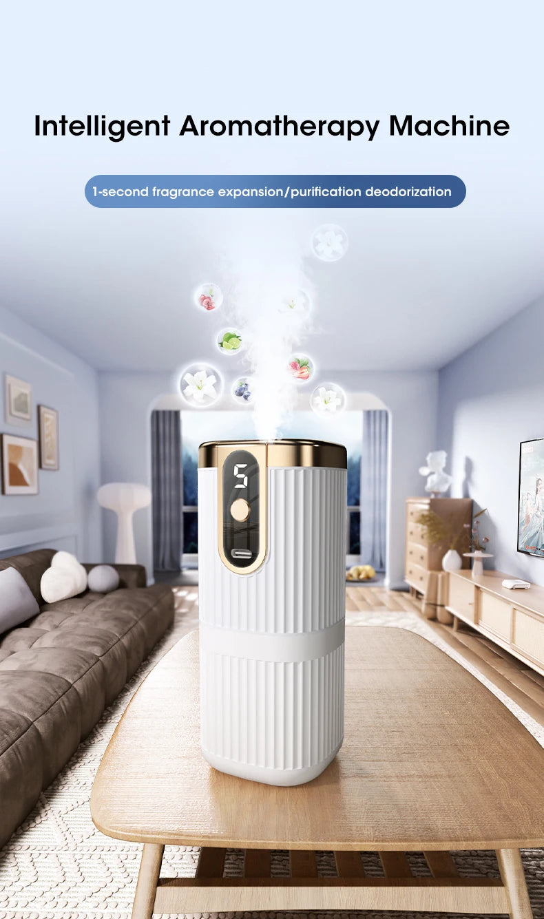 Mini Intelligent Essential Oil Diffuser – USB Rechargeable