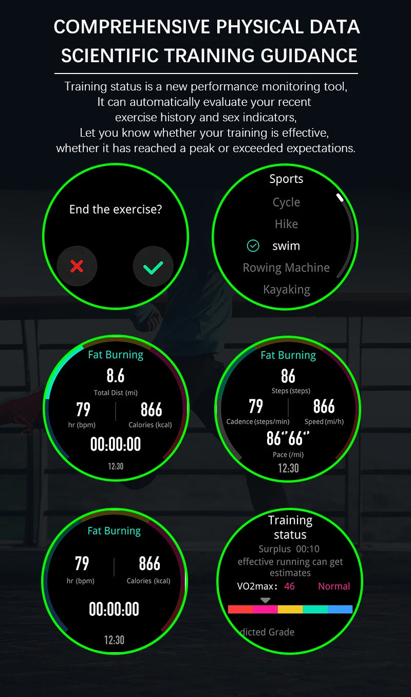 NORTH EDGE 2025 GPS Sports Smartwatch