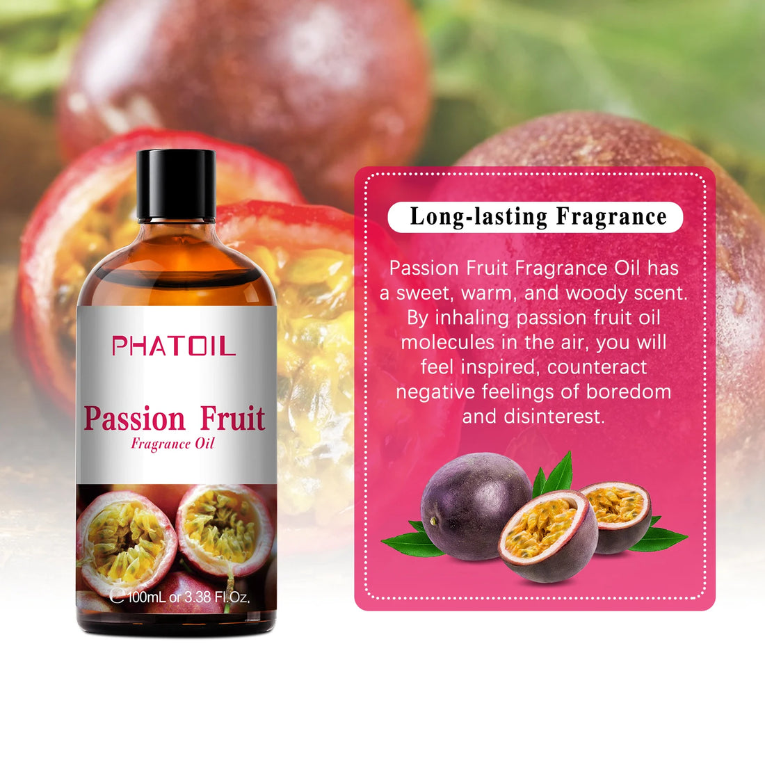 PHATOIL 100ml Aromatherapy Fragrance Oil – Multiple Scents