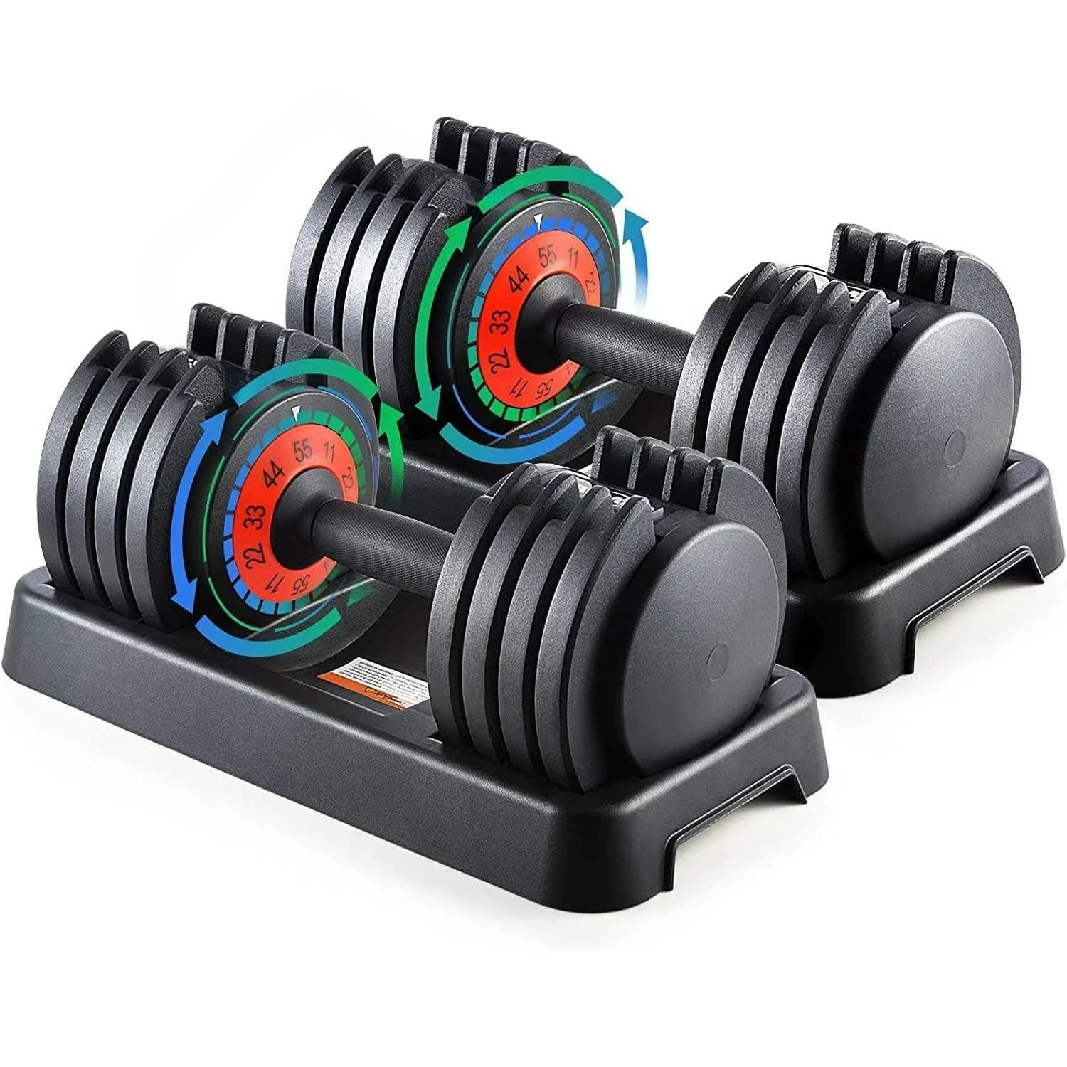 Adjustable Dumbbells Set 25–55lbs
