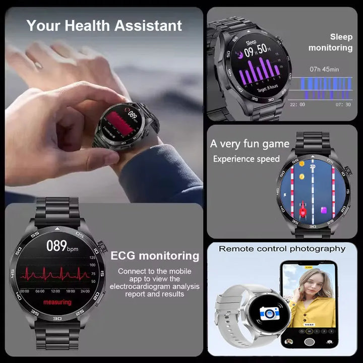 2025 Men’s AMOLED GPS Smartwatch