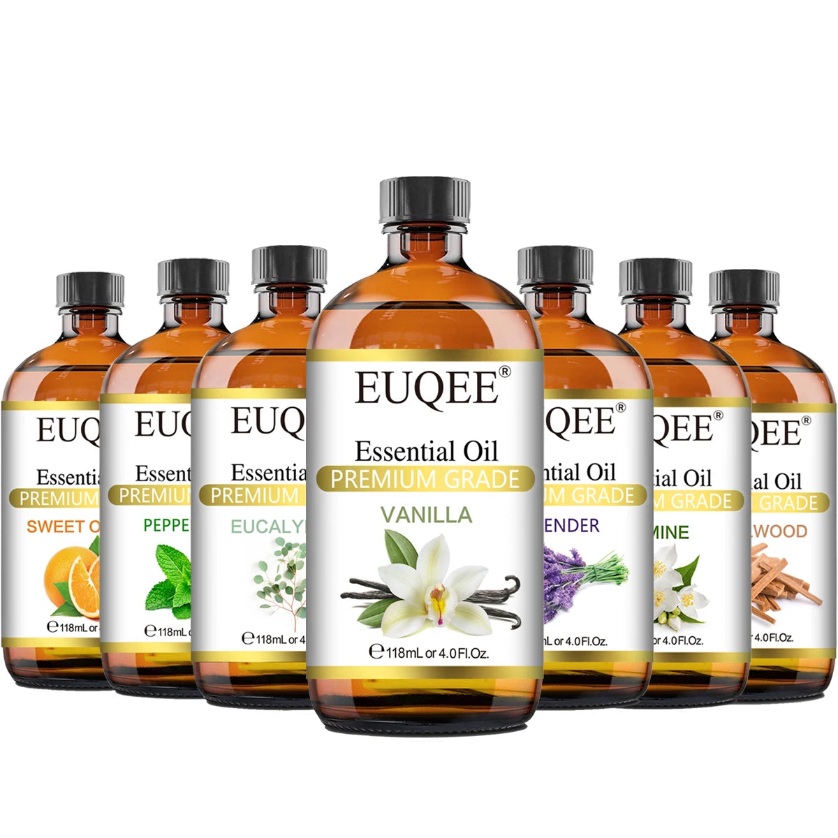 EUQEE 4oz Essential Oil for Aromatherapy & DIY