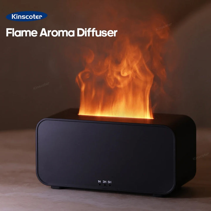 Flame Effect Aromatherapy Humidifier & Diffuser