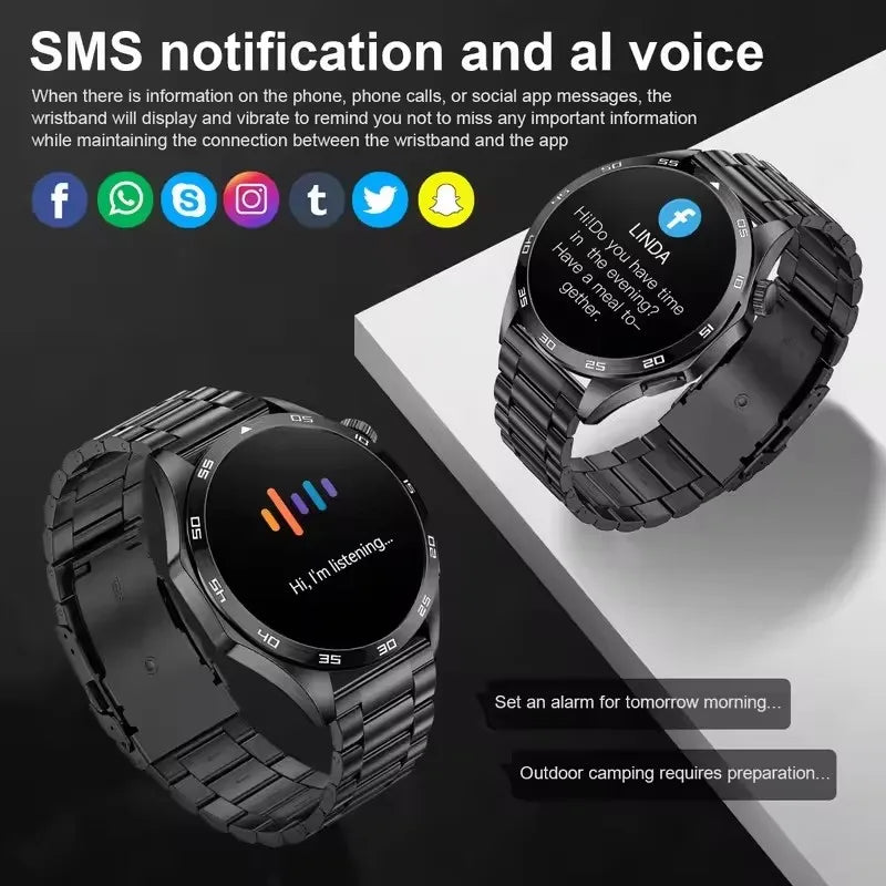 2025 Men’s AMOLED GPS Smartwatch
