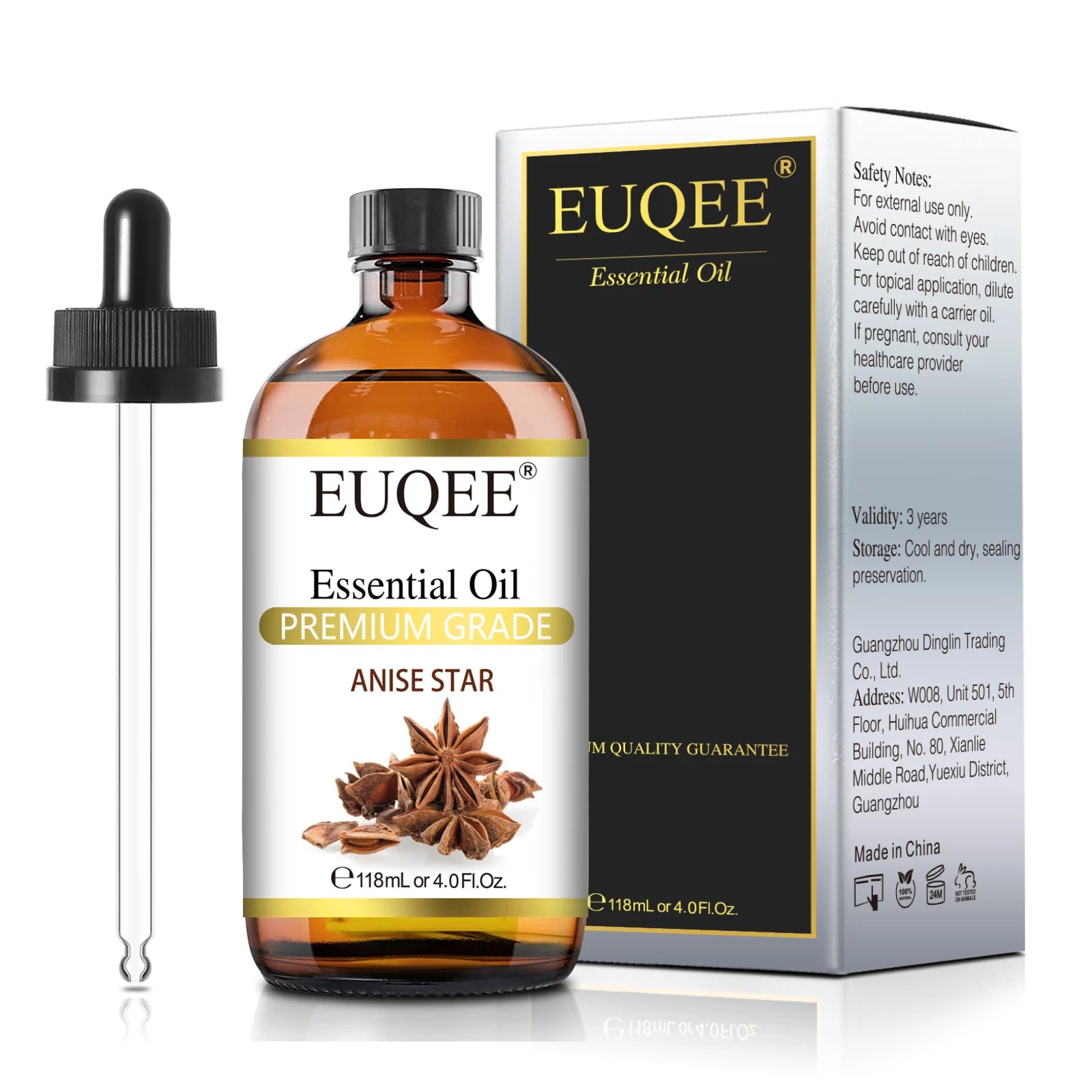 EUQEE 4oz Essential Oil for Aromatherapy & DIY