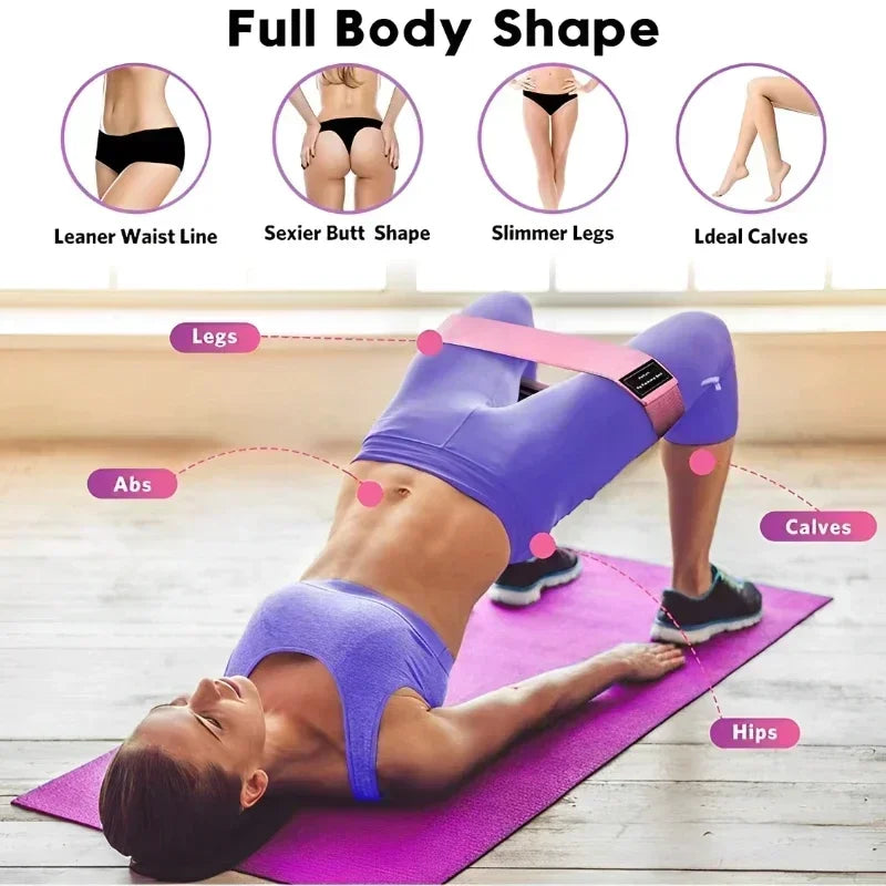 3pcs Fabric Resistance Booty Bands Set