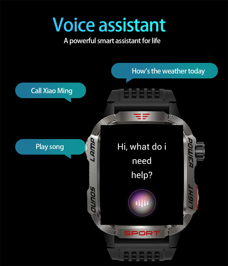 Military GPS Smartwatch for Men