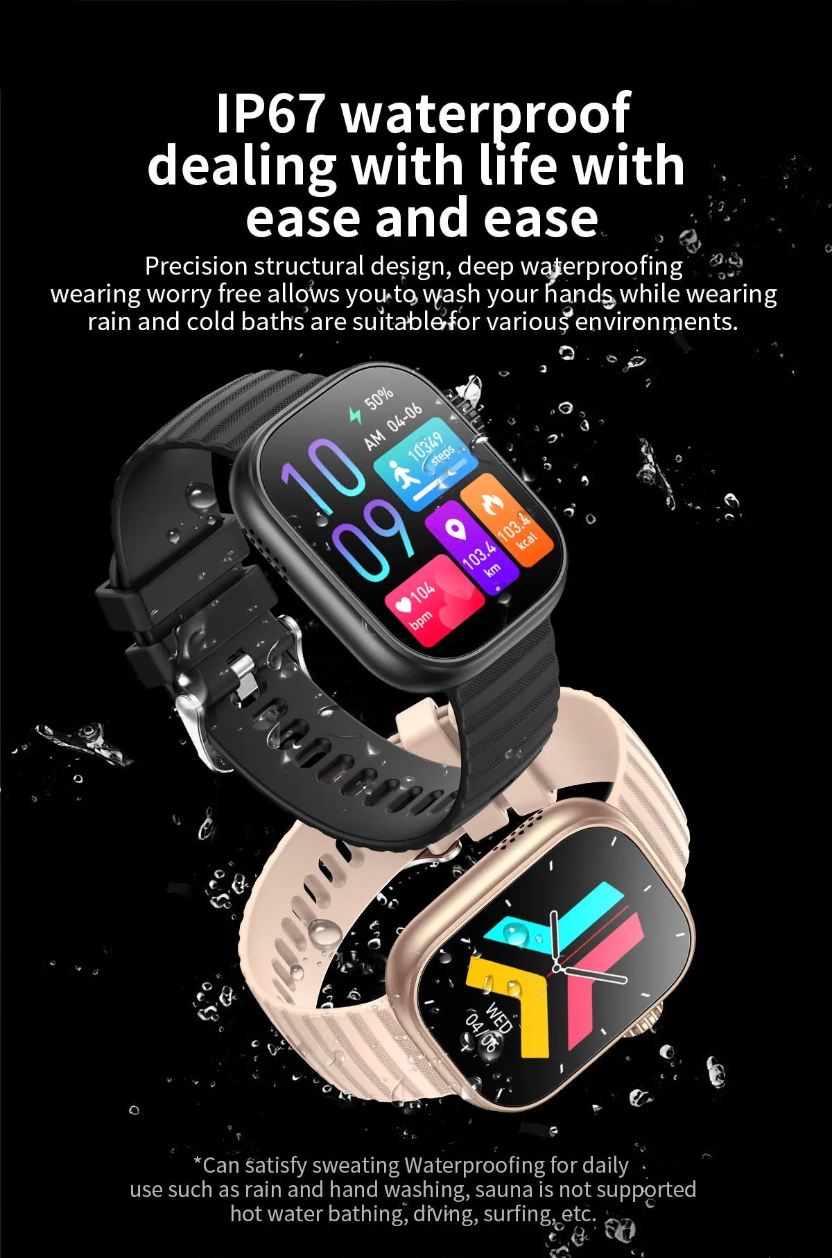 2025 Waterproof Sports Smartwatch