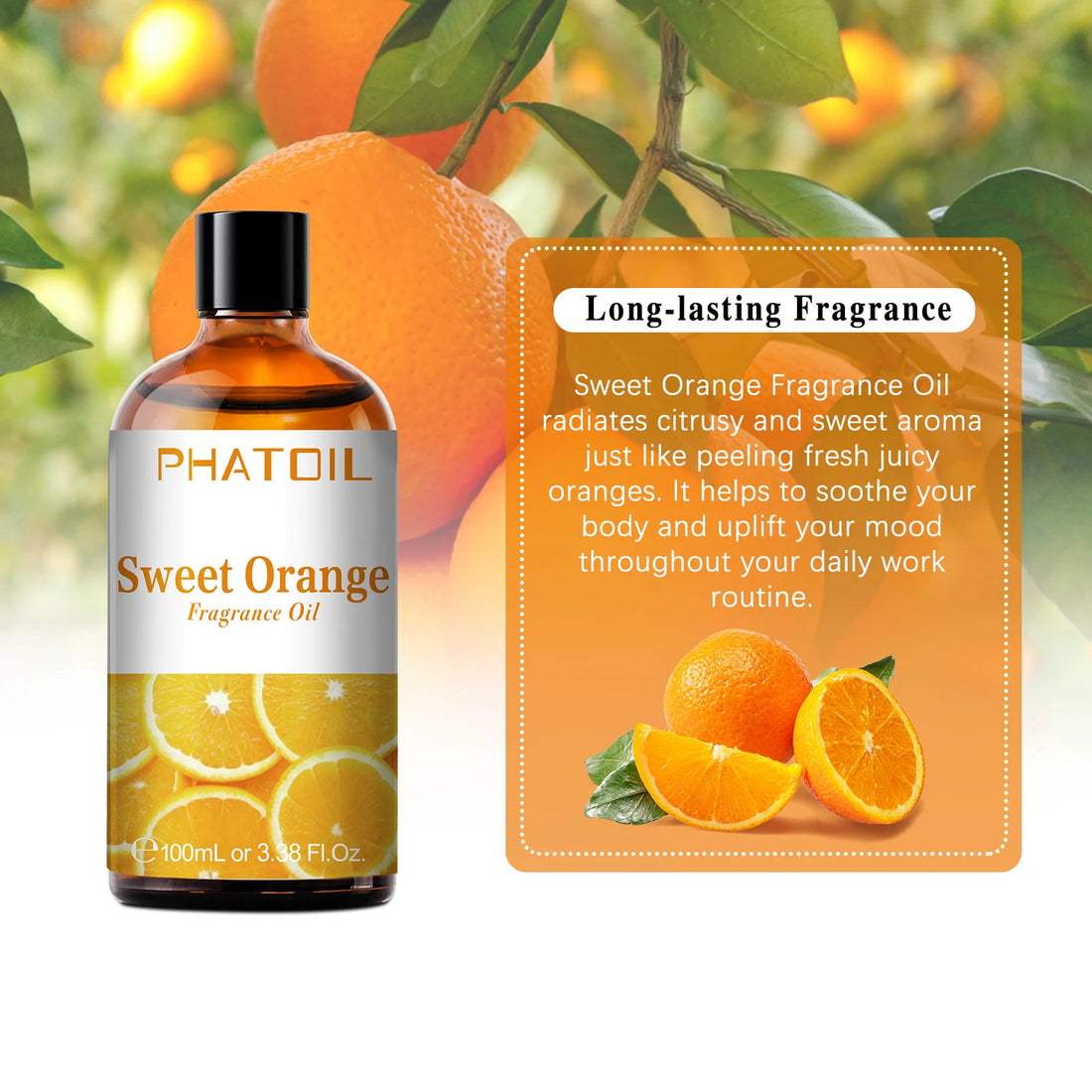 PHATOIL 100ml Aromatherapy Fragrance Oil – Multiple Scents
