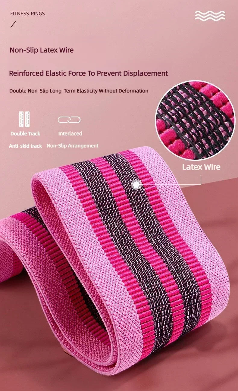 3pcs Fabric Resistance Booty Bands Set