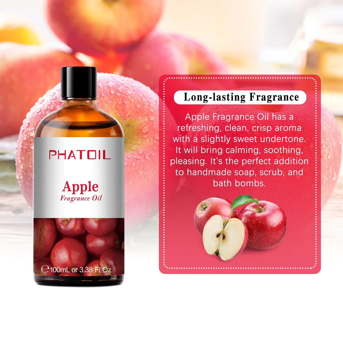 PHATOIL 100ml Aromatherapy Fragrance Oil – Multiple Scents