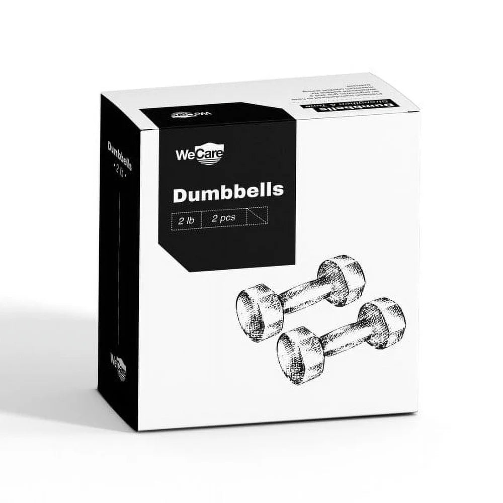 2lb Neoprene Coated Hex Dumbbell Pair