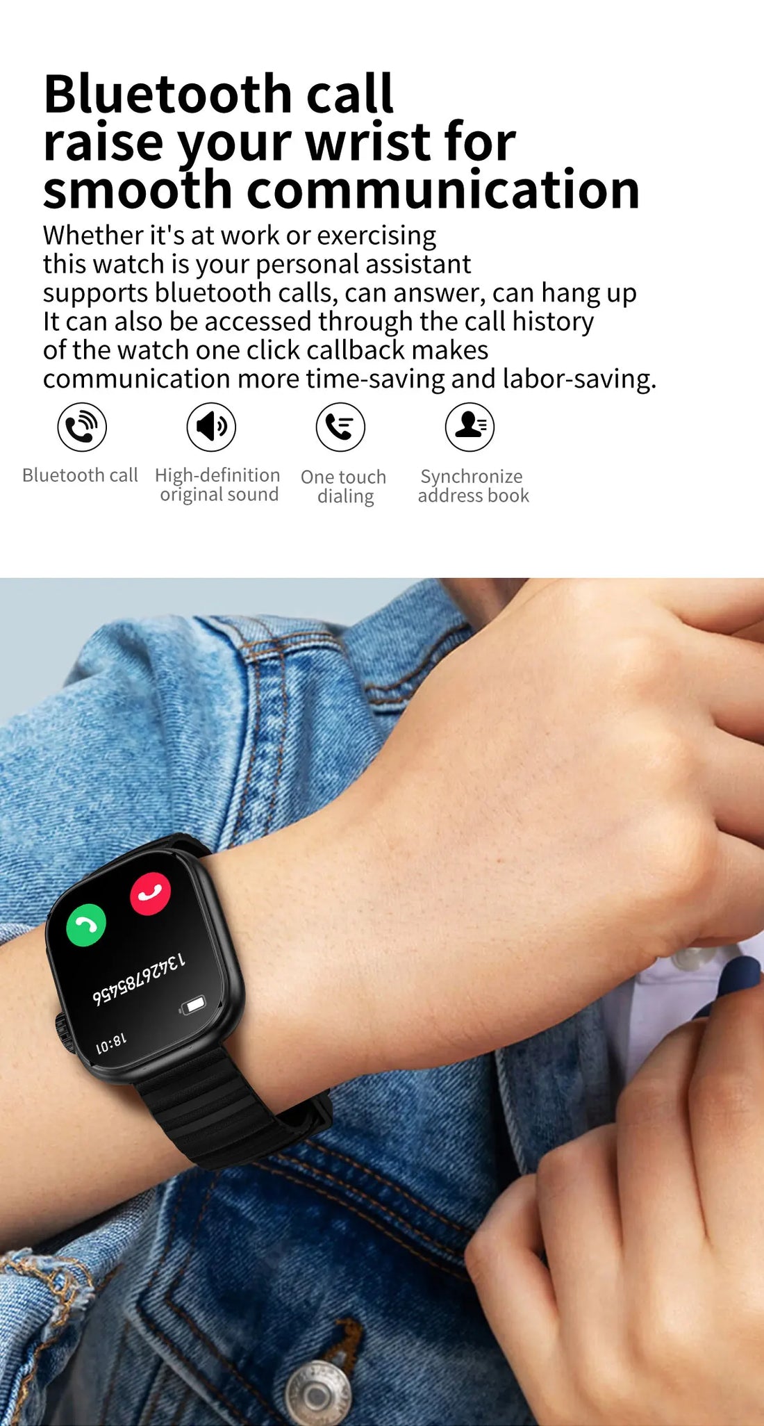 2025 Waterproof Sports Smartwatch