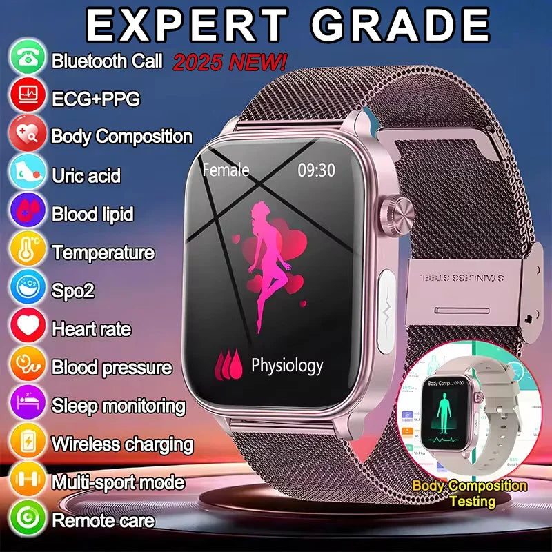 2025 ECG+PPG Health Smartwatch