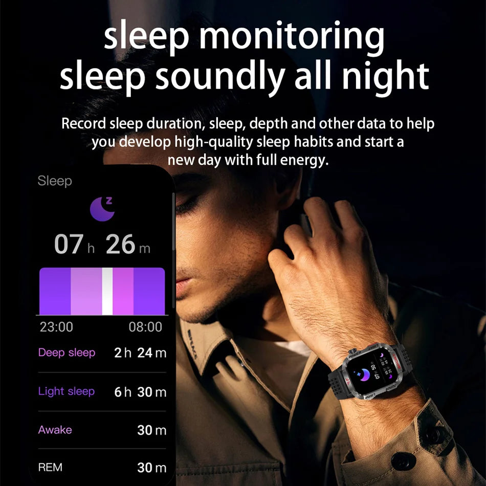Military GPS Smartwatch for Men